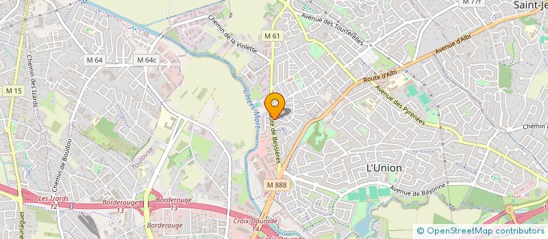 localisation de l'entreprise ALLIANCE NEGOCE à L'UNION