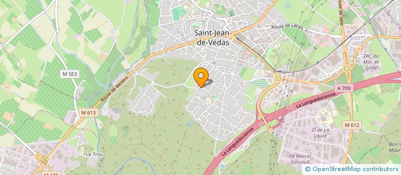 localisation de l'entreprise ALLIANCE NEGOCE TRANSPORT ET SERVICES à SAINT-JEAN-DE-VEDAS