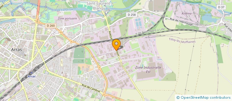 localisation de l'entreprise ALLIANCE NORD SEINE  SAINT-LAURENT-BLANGY