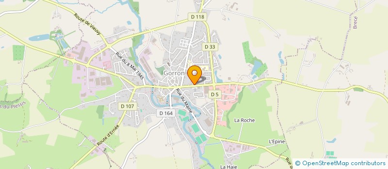 localisation de l'entreprise ALLIANCE NOTAIRES CONSEILS 53  GORRON