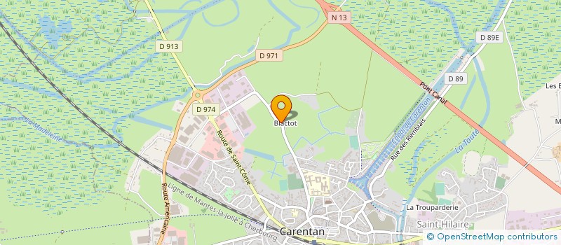 localisation de l'entreprise ALLIANCE OCEANE à CARENTAN-LES-MARAIS