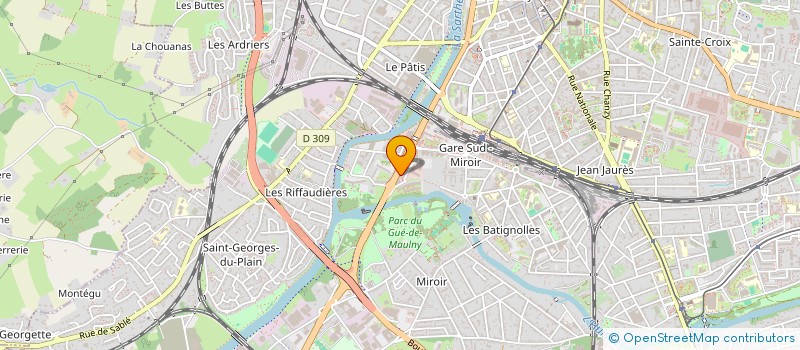 localisation de l'entreprise ALLIANCE OCEANE & CHARCUTIERE à LE MANS