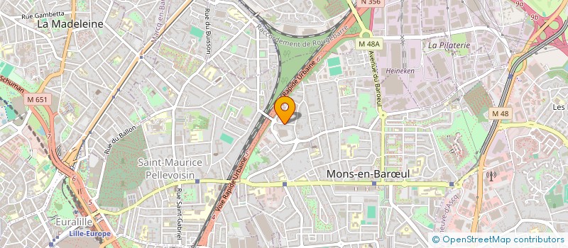 localisation de l'entreprise ALLIANCE OPTIQUE  MONS-EN-BARUL