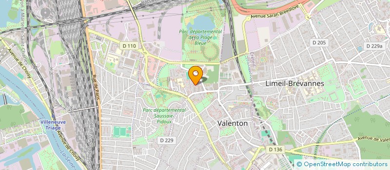 localisation de l'entreprise ALLIANCE OPTIQUE à VALENTON