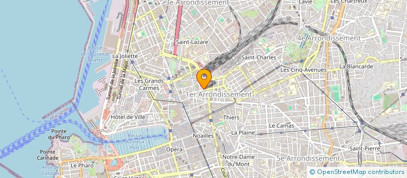 localisation de l'entreprise ALLIANCE ORGANISATION SERVICE ET CONSEIL à MARSEILLE 1