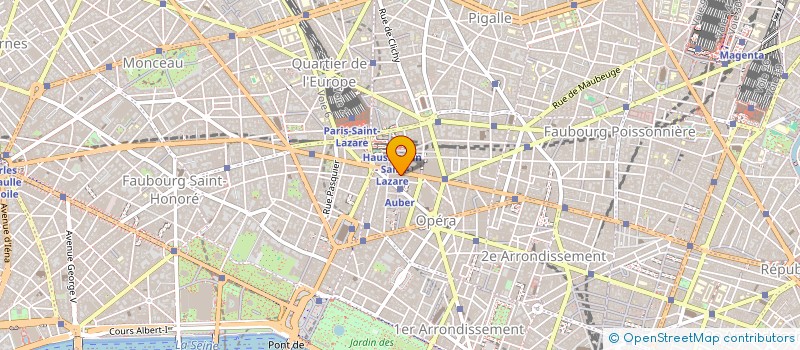 localisation de l'entreprise ALLIANCE OUEST  PARIS