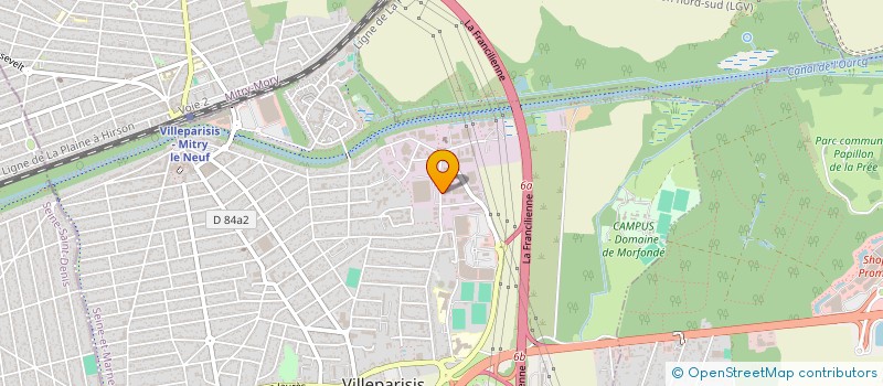 localisation de l'entreprise ALLIANCE OUTILS COUPANTS (AOC) à VILLEPARISIS