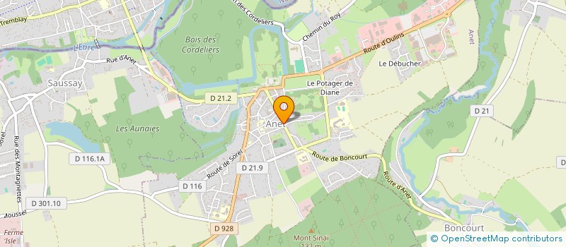 localisation de l'entreprise ALLIANCE PARTENAIRE ANET à ANET