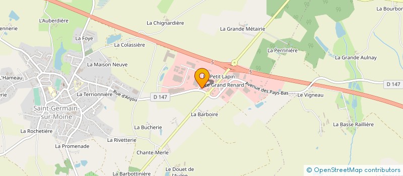 localisation de l'entreprise ALLIANCE PATRIMOINE à SEVREMOINE