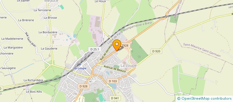 localisation de l'entreprise ALLIANCE PERCHE AUTOMOBILE à LA LOUPE