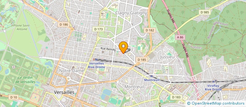 localisation de l'entreprise ALLIANCE&PERFORMANCE à VERSAILLES