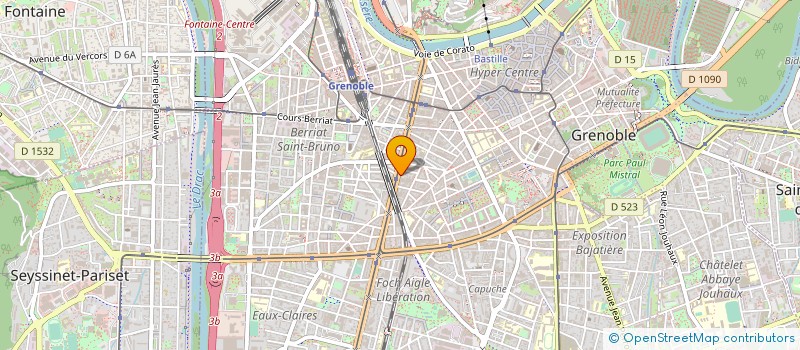 localisation de l'entreprise ALLIANCE PESAGE 38 à GRENOBLE