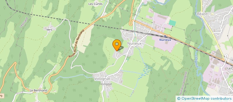 localisation de l'entreprise ALLIANCE PLAST PROCESS à NURIEUX-VOLOGNAT