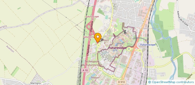 localisation de l'entreprise ALLIANCE POITEVINE TAXIS VOYAGEURS  CHASSENEUIL-DU-POITOU