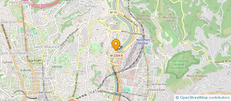 localisation de l'entreprise ALLIANCE POMPES FUNEBRES à NICE