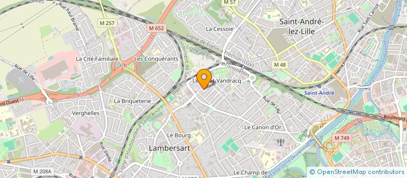 localisation de l'entreprise ALLIANCE POUR L EMPLOI ET LA SOLIDARITE à LAMBERSART