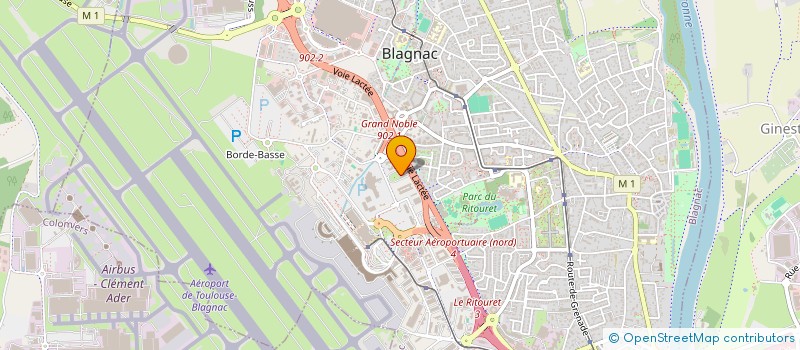 localisation de l'entreprise ALLIANCE POUR LE DEVELOPPEMENT MECANIQUE à BLAGNAC