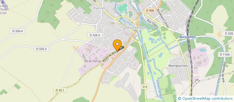 localisation de l'entreprise ALLIANCE PRESSING à MAINTENON
