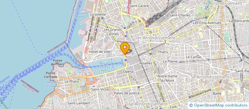 localisation de l'entreprise ALLIANCE PREVENTION SECURITE à MARSEILLE