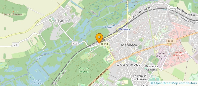 localisation de l'entreprise ALLIANCE PRO SERVICES à MENNECY