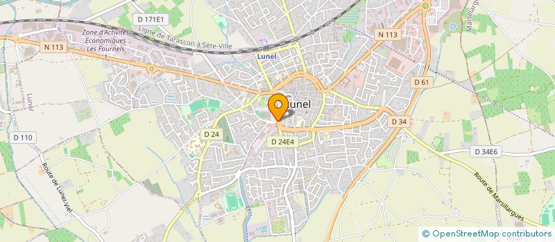 localisation de l'entreprise ALLIANCE PROCOFIN à LUNEL