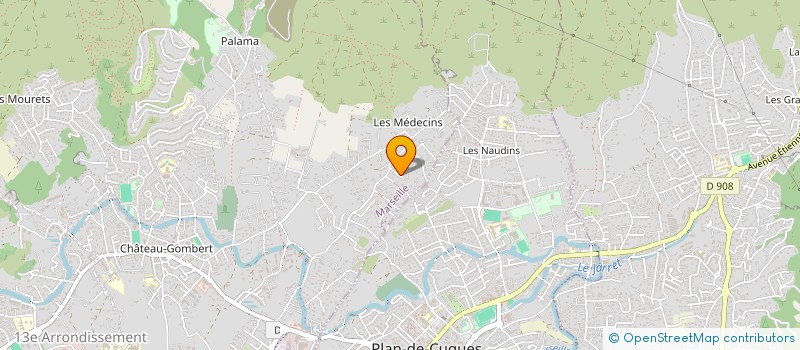 localisation de l'entreprise ALLIANCE PRODUCTION  MARSEILLE