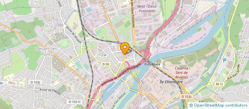 localisation de l'entreprise ALLIANCE PROMOTION VENTE à METZ