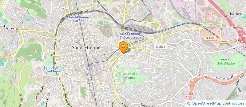 localisation de l'entreprise ALLIANCE QUANTIQUE à SAINT-ETIENNE