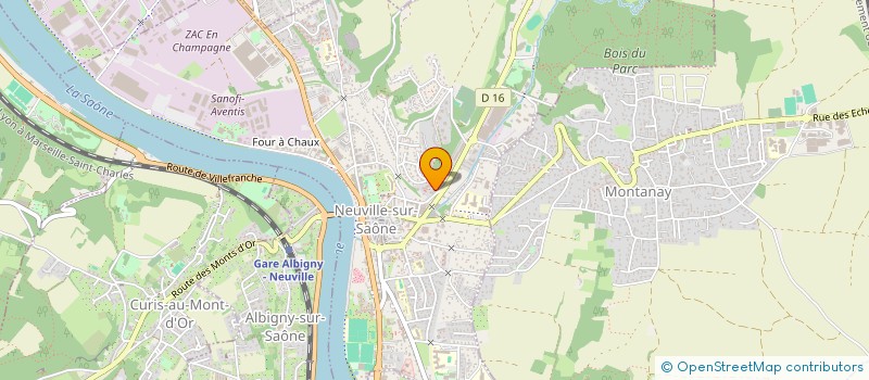 localisation de l'entreprise ALLIANCE RAVALEMENT  NEUVILLE-SUR-SAONE