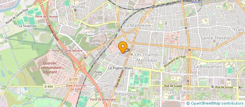 localisation de l'entreprise ALLIANCE RENOV 35 à SAINT-JACQUES-DE-LA-LANDE