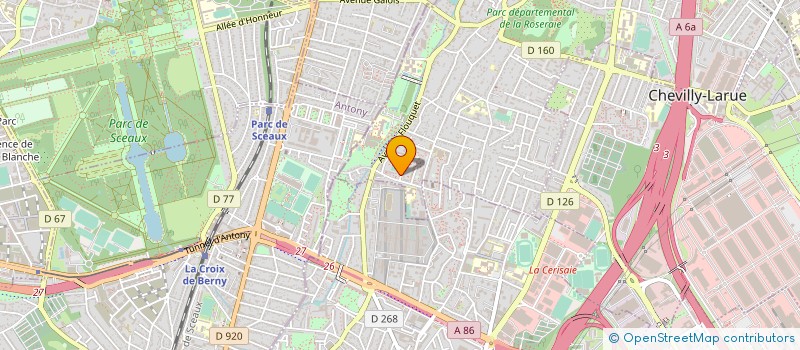 localisation de l'entreprise ALLIANCE RENOV à L'HAY-LES-ROSES