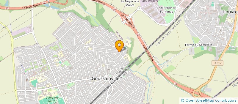 localisation de l'entreprise ALLIANCE RENOV à GOUSSAINVILLE