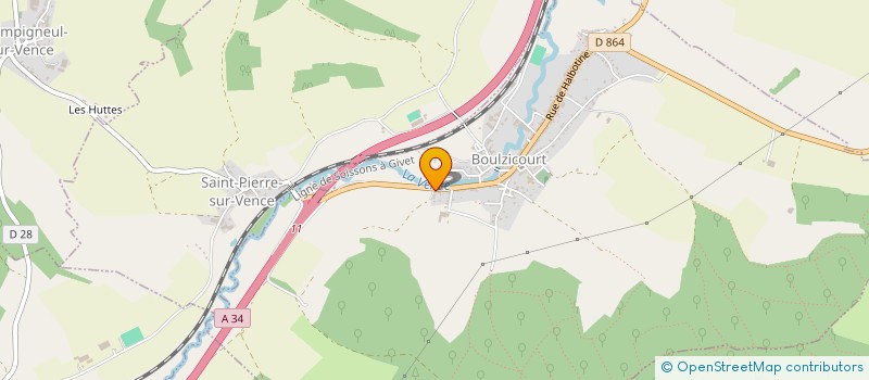 localisation de l'entreprise ALLIANCE RENOV'FERMETURES à BOULZICOURT