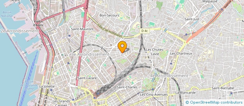 localisation de l'entreprise ALLIANCE RENOVATION  MARSEILLE