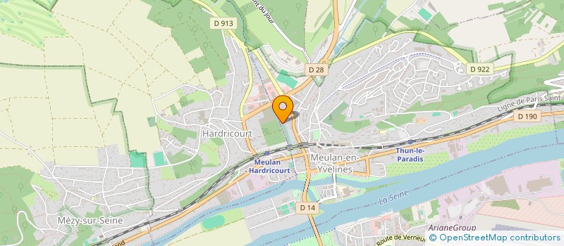localisation de l'entreprise ALLIANCE RENOVATION à MEULAN-EN-YVELINES