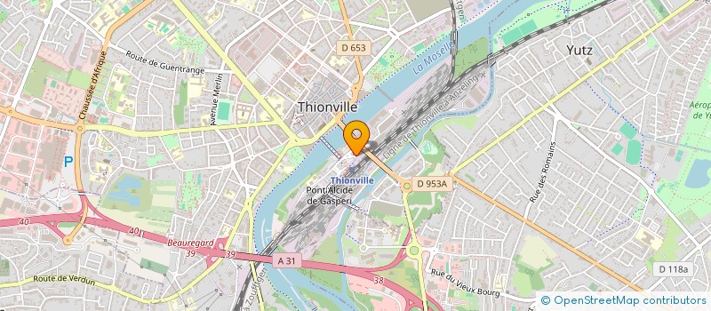 localisation de l'entreprise ALLIANCE RENOVATION CONSTRUCTION  THIONVILLE