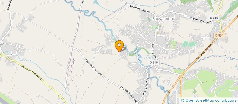 localisation de l'entreprise ALLIANCE RESEAU  SAUVAGNON