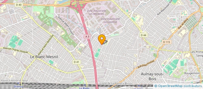 localisation de l'entreprise ALLIANCE RESEAUX à AULNAY-SOUS-BOIS