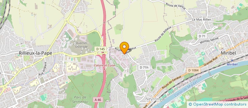 localisation de l'entreprise ALLIANCE REVISION AUDIT  NEYRON