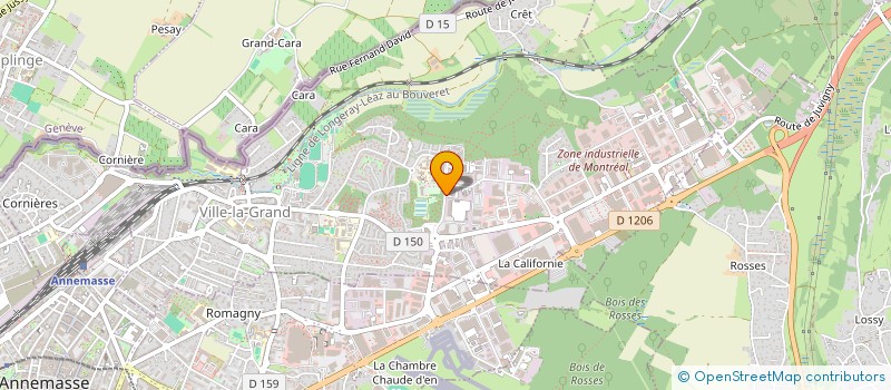 localisation de l'entreprise ALLIANCE RHONE ALPES TRANSPORTS  VILLE-LA-GRAND