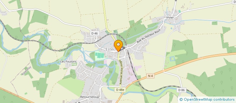 localisation de l'entreprise ALLIANCE RM SCI  ESTERNAY