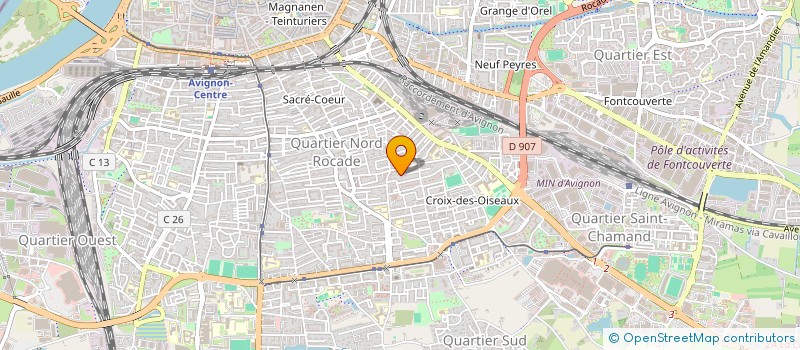 localisation de l'entreprise ALLIANCE SECURITE  AVIGNON