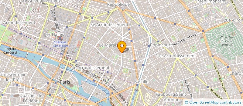 localisation de l'entreprise ALLIANCE SERVICES  PARIS