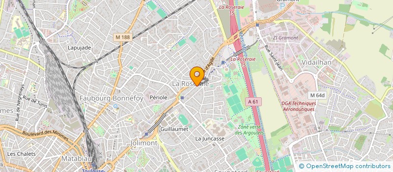 localisation de l'entreprise ALLIANCE SERVICES à TOULOUSE