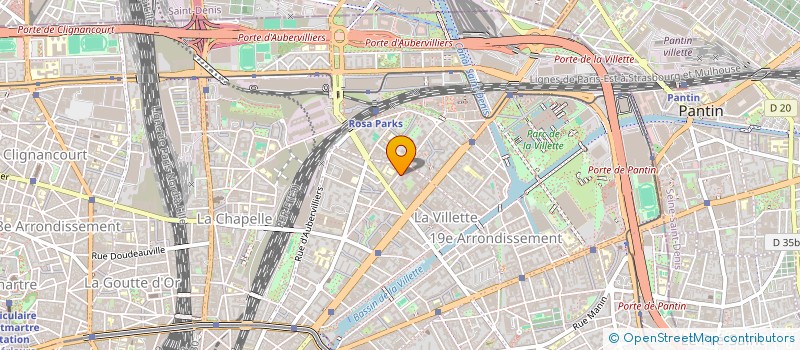 localisation de l'entreprise ALLIANCE SERVICES à PARIS
