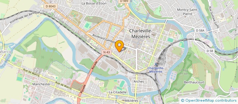 localisation de l'entreprise ALLIANCE SERVICES DEVELOPPEMENT à CHARLEVILLE-MEZIERES