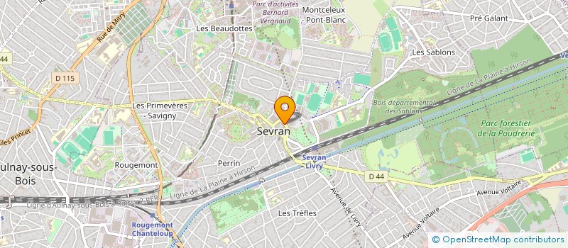localisation de l'entreprise ALLIANCE SEVRAN à SEVRAN