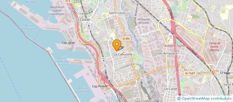 localisation de l'entreprise ALLIANCE SHIPPING SERVICES  MARSEILLE