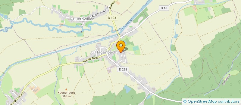 localisation de l'entreprise ALLIANCE SOUDAGE à HAGENBACH