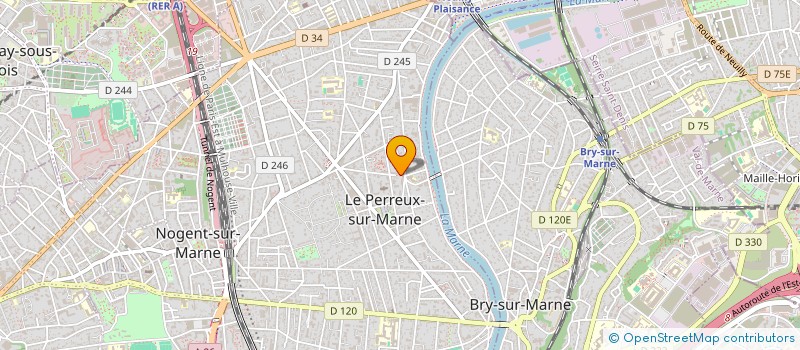 localisation de l'entreprise ALLIANCE SPECTACLES à LE PERREUX-SUR-MARNE